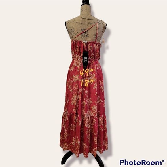 Jets Australia One Shoulder Floral Maxi Dress S - Picture 4 of 11